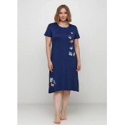 Синя сукня Romeo Life XL,2XL,3XL,4XL однотонна 7115